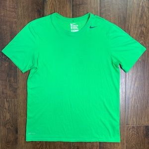 Nike Dri Fit Atheltic Cut Solid Logo Active Shirt